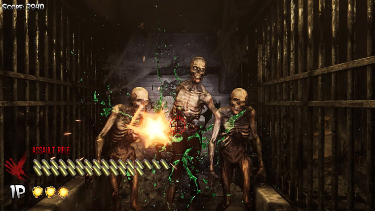 Screenshot of THE HOUSE OF THE DEAD: Remake game
