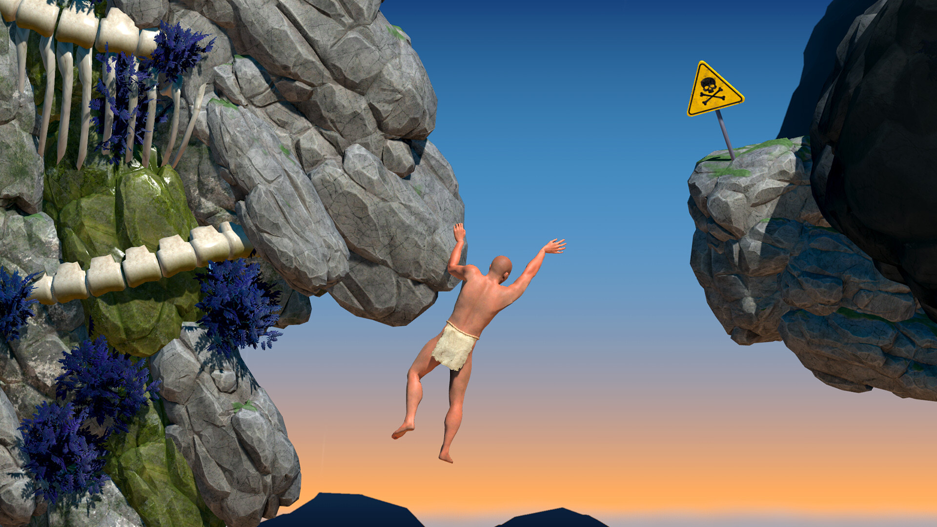 Game screenshot A challenging game about climbing
